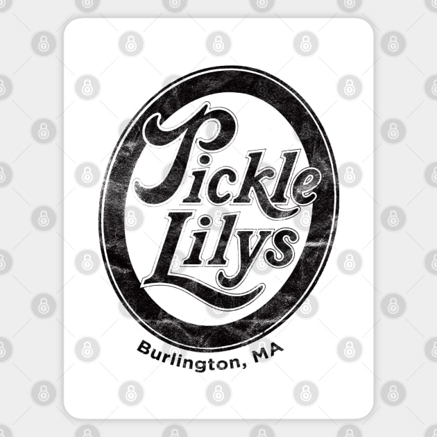 Burlington MA - Pickle Lilys Magnet by karutees